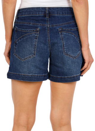Thumbnail 3: D. Jeans D. Jeans Womens Extended Tab Denim Shorts 