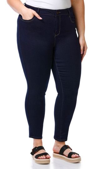 Thumbnail 1: D. Jeans D. Jeans Womens Plus Straight Ankle Jeans 