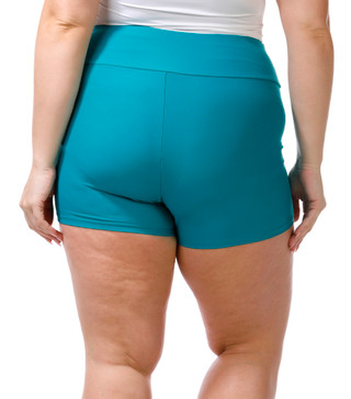 Thumbnail 2: N BY NEXT N by Next Plus Solid High-Waist Swim Short 
