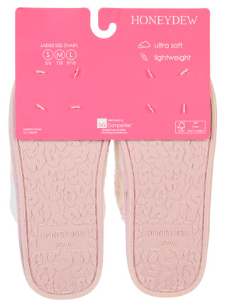 Thumbnail 2: HONEYDEW Honeydew Womens Plush Heart Slippers 