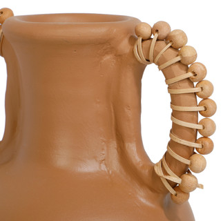 Thumbnail 2: Source & Co. 9.5 in Carpenter Terracotta Decorative Vase 
