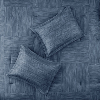 Thumbnail 3: Madison Park Madison Park 7 Pc. Walter Seersucker Comforter Set 
