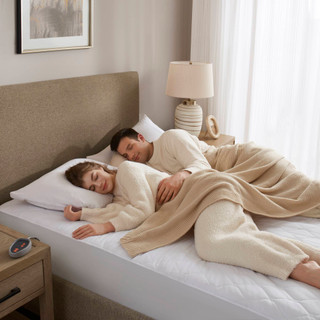 Thumbnail 19: Beautyrest Beautyrest Cotton Blend Heated Mattress Pad 