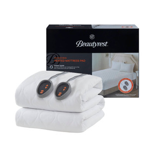 Thumbnail 20: Beautyrest Beautyrest Cotton Blend Heated Mattress Pad 