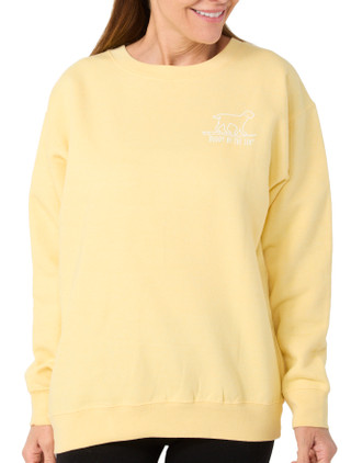 Thumbnail 1: BUDDY BY THE SEA Buddy By The Sea Womens Field of Daisies Crewneck Sweatshirt 