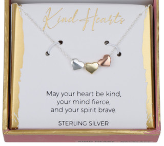 Thumbnail 2: Footnotes Footnotes Sterling Silver Kind Heart Necklace 