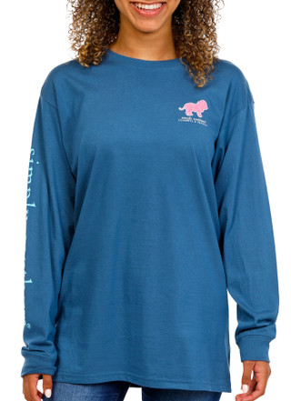 Thumbnail 3: SIMPLY SOUTHERN Simply Southern Juniors Long Sleeve Floral Lion Top 