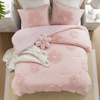 Thumbnail 8: INTELLIGENT DESIGN KIDS Intelligent Design Kids Gracie Floral Comforter Set 