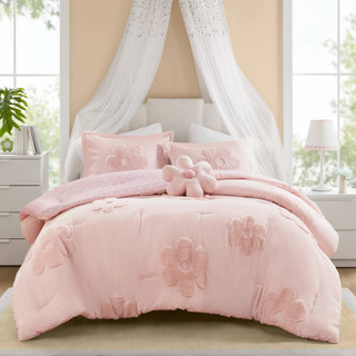 Thumbnail 12: INTELLIGENT DESIGN KIDS Intelligent Design Kids Gracie Floral Comforter Set 