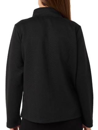 Thumbnail 2: Onque Onque Womens Long Sleeve Solid Snake Quilted Jacket 