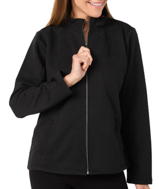 Thumbnail 3: Onque Onque Womens Long Sleeve Solid Snake Quilted Jacket 