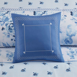 Thumbnail 13: Intelligent Design Intelligent Design Christa Floral Striped Comforter Set 