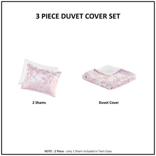 Thumbnail 8: Intelligent Design Intelligent Design Oliena Floral Paisley Duvet Cover Set 