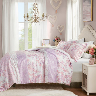 Thumbnail 18: Intelligent Design Intelligent Design Oliena Floral Paisley Duvet Cover Set 