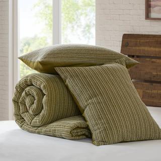 Thumbnail 5: Woolrich Woolrich Lyon Waffle Washed Comforter Set 