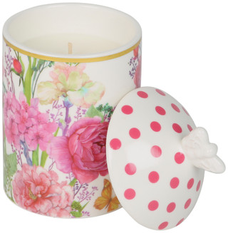 Thumbnail 1: BIG BOX RETAILER Big Box Retailer Poney Lychee Ceramic Jar Soy Candle, 16 oz 