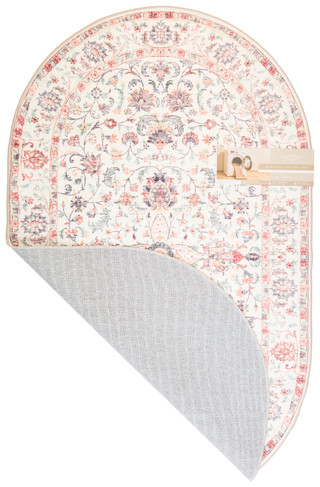 Thumbnail 2: CDH Home Textile Modern Crest 36x60 Oval Accent Rug 