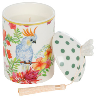 Thumbnail 1: BIG BOX RETAILER Big Box Retailer Citrus Sunset Ceramic Jar Soy Candle, 16 oz 
