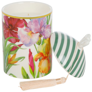Thumbnail 1: BIG BOX RETAILER Big Box Retailer Passion Fruit Ceramic Jar Soy Candle, 16 oz 