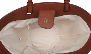 Thumbnail 3: Sun N' Sand Sun N' Sand Tan Canvas Shoulder Tote 