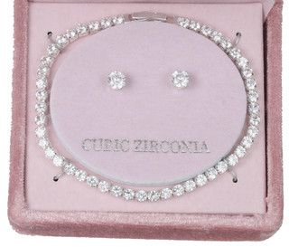 Thumbnail 2: JULIET Juliet Silver Earrings & Bracelet Set 