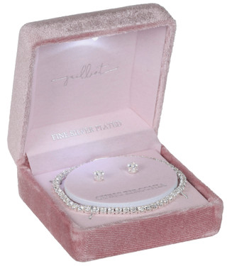 Thumbnail 1: JULIET Juliet Silver Earrings & Bracelet Set 