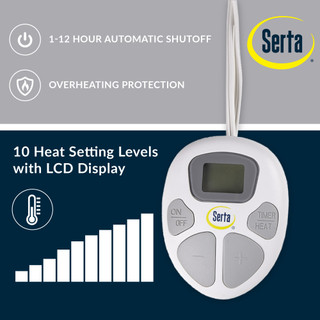 Thumbnail 15: Serta Serta Waterproof Heated Mattress Pad 