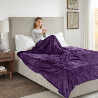 Thumbnail 1: Beautyrest Beautyrest Plush Heated Blanket 