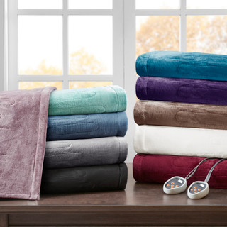 Thumbnail 19: Beautyrest Beautyrest Plush Heated Blanket 