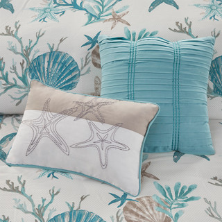 Thumbnail 9: Madison Park Madison Park 6 Pc. Pebble Beach Sateen Duvet Cover Set 
