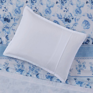 Thumbnail 8: Intelligent Design Intelligent Design Christa Floral Striped Duvet Cover Set 
