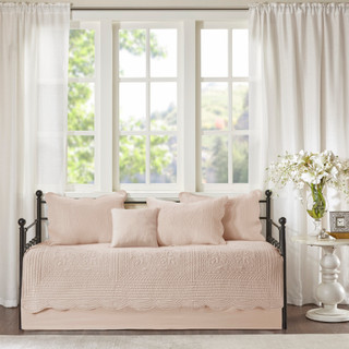 Thumbnail 2: Madison Park Madison Park 6 Pc. Tuscany Scalloped Edge Daybed Cover Set 