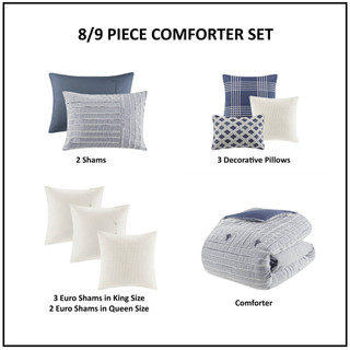 Thumbnail 10: MADISON PARK SIGNATURE Madison Park Signature Essence Clipped Comforter Set 