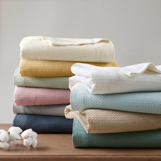Thumbnail 4: Madison Park Madison Park Egyptian Cotton Blanket 