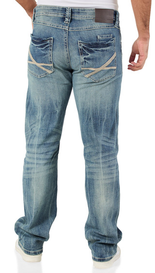 Thumbnail 2: Tk Axel Men's Classic Straight Leg Jeans 