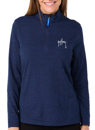 Thumbnail 1: Guy Harvey Guy Harvey Womens Quarter Zip Performance Jacket 