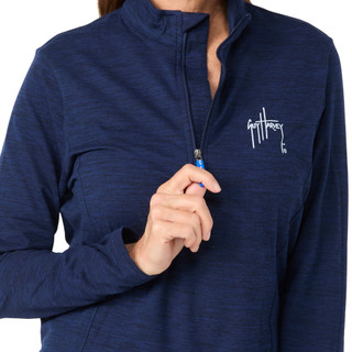 Thumbnail 2: Guy Harvey Guy Harvey Womens Quarter Zip Performance Jacket 