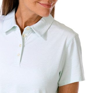 Thumbnail 2: Puma Golf Puma Golf Womens Short Sleeve Textured Golf Polo Shirt 