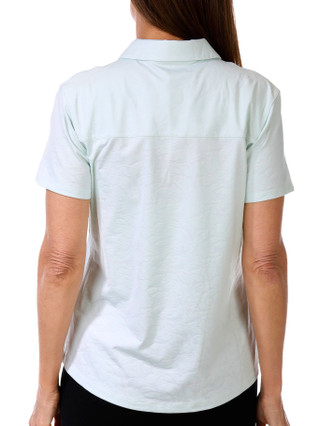 Thumbnail 3: Puma Golf Puma Golf Womens Short Sleeve Textured Golf Polo Shirt 