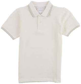 Thumbnail 1: Denim & Flower Denim & Flower Big Boys Knit Short Sleeve Polo 