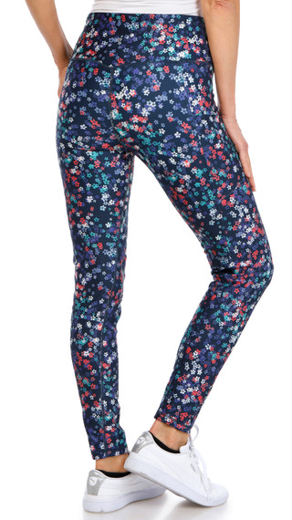 Thumbnail 3: Marika Marika Womens Active Floral Cameron Leggings 