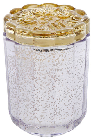 Thumbnail 2: ILLUME HOLDING COMPANY ILLUME Lavender La La Flourish Glass Candle, 11.6 oz 