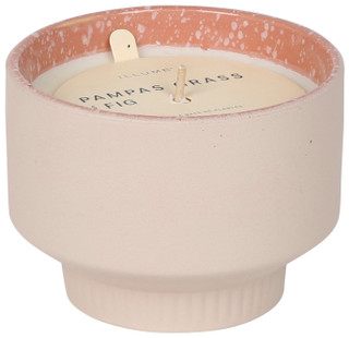 Thumbnail 1: ILLUME HOLDING COMPANY ILLUME Verde Fig & Pampas Grass Ceramic Candle, 12 oz. 