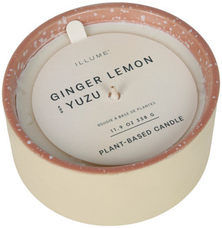 Thumbnail 2: ILLUME HOLDING COMPANY ILLUME Verde Ginger Lemon & Yuzu Ceramic Candle, 12 oz. 