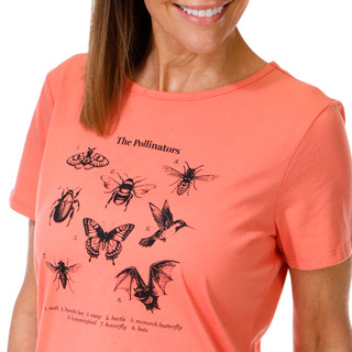 Thumbnail 3: Martha Stewart Martha Stewart Womens Pollinators Graphic T-Shirt 