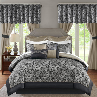 Thumbnail 7: MADISON PARK ESSENTIALS Madison Park Essentials 24 Pc. Brystol Room In A Bag 