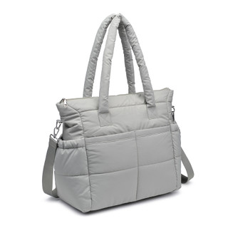 Thumbnail 3: Urban Expressions Urban Expressions Large Nylon Puffer Tote Bag 
