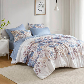 Thumbnail 2: MADISON PARK ESSENTIALS Madison Park Essentials 7 Pc. Luna Floral Comforter Set 