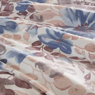 Thumbnail 10: MADISON PARK ESSENTIALS Madison Park Essentials 7 Pc. Luna Floral Comforter Set 