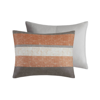 Thumbnail 6: MADISON PARK ESSENTIALS Madison Park Essentials 7 Pc. Jaxon Stripe Comforter Set 